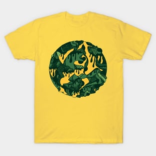 Forrest Green Circle of Drip T-Shirt